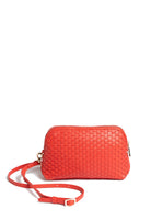 1789 Small crossbody bag front view, showcasing handwoven leather and structured design.