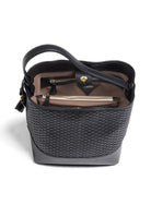 Interior of the 51 Large Bucket Bag, featuring a spacious compartment and premium cotton lining.