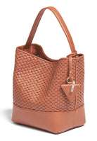 Side profile of the 51 Large Bucket Bag, highlighting its spacious and elegant structure.