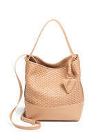 Parise 51 Large Bucket bag frontal view showcasing the adjustable and removable shoulder strap.