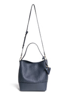 Parise 51 Large Bucket bag frontal view showcasing the adjustable and removable shoulder strap.